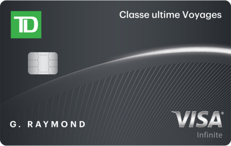 Carte Visa Infinite TD Classe ultime Voyages